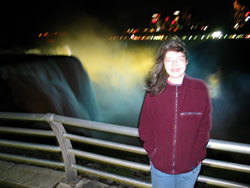 The first night in Niagara Falls, NY we found the falls by walking in the direction of the SOUND!