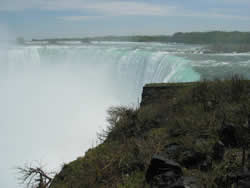 Two shots of the Horseshoe Falls from the Canadian side.