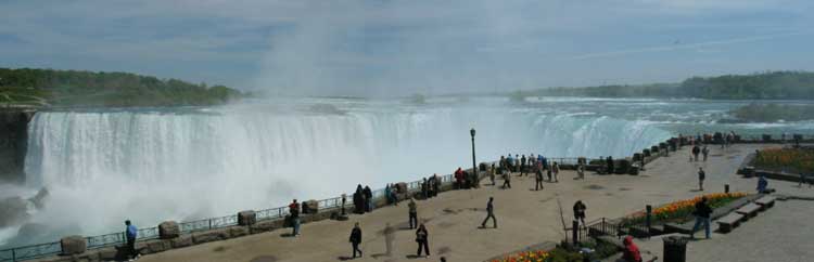 It's amazing the power and force of the water. Especially right under the falls in the 'Maid of the Mist' boat.