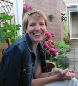 Sophia in the Garden Aug 2002