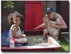 Sophia, Manou and Jeffery Summer 2000