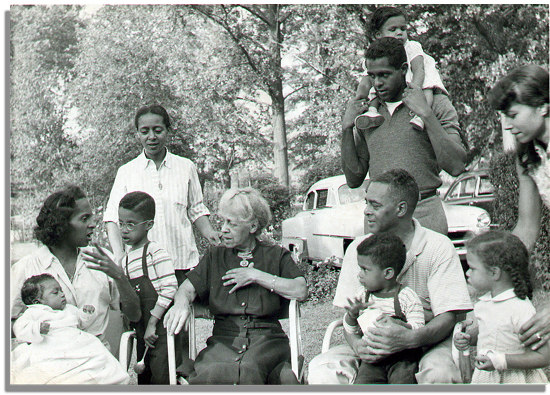 Millers and Smiths at a reunion in Engelwood NJ in 1957.