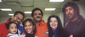 another group shot with Carl in the bronx