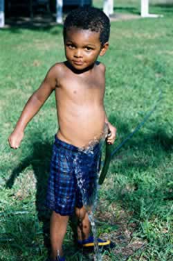 Justin keeping his cool