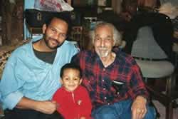 Three generations of Smiths: Leon, James and Justin