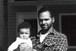 James and Justin on their porch