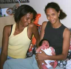 Three generations of Millers/Wards.