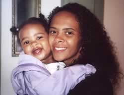 Kathy and Ariana Jolie at Burlington September 2001.