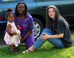 Isabelle, Marie-Claire and Tatiana