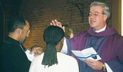 Isabelle's baptism Mass at UVM.
